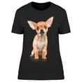 thumbnail image 1 of Scared Chihuahua Puppy T-Shirt Women -Image by Shutterstock, Female Small, 1 of 2