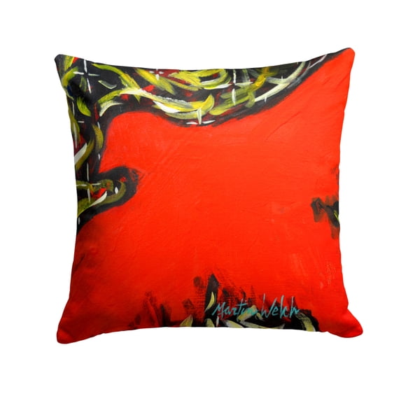 Scared Crow Fabric Decorative Pillow