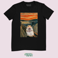 Scared Hamster Meme Shirt, Funny Tshirt, The Scream Parody Edward Munch