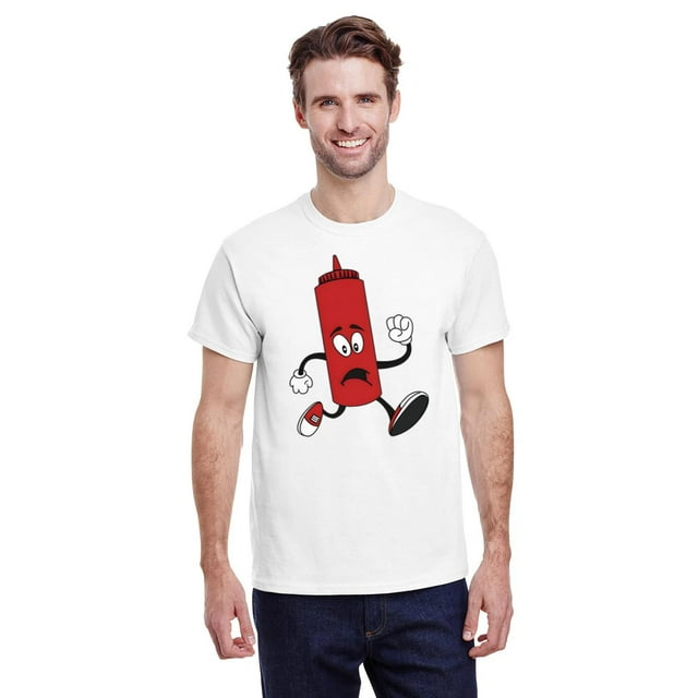 Scared Ketchup Heavyweight Crewneck, for men & women, up to size 5XL.