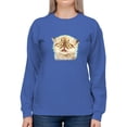 thumbnail image 1 of Scared Kitten Sweatshirt Women -Kayomi Harai Designs, Female x-Large, 1 of 4