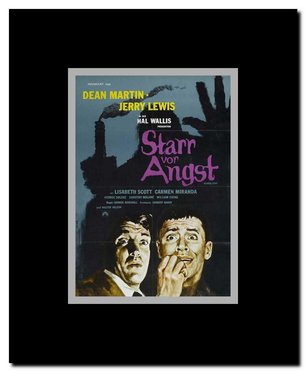 Scared Stiff Framed Movie Poster