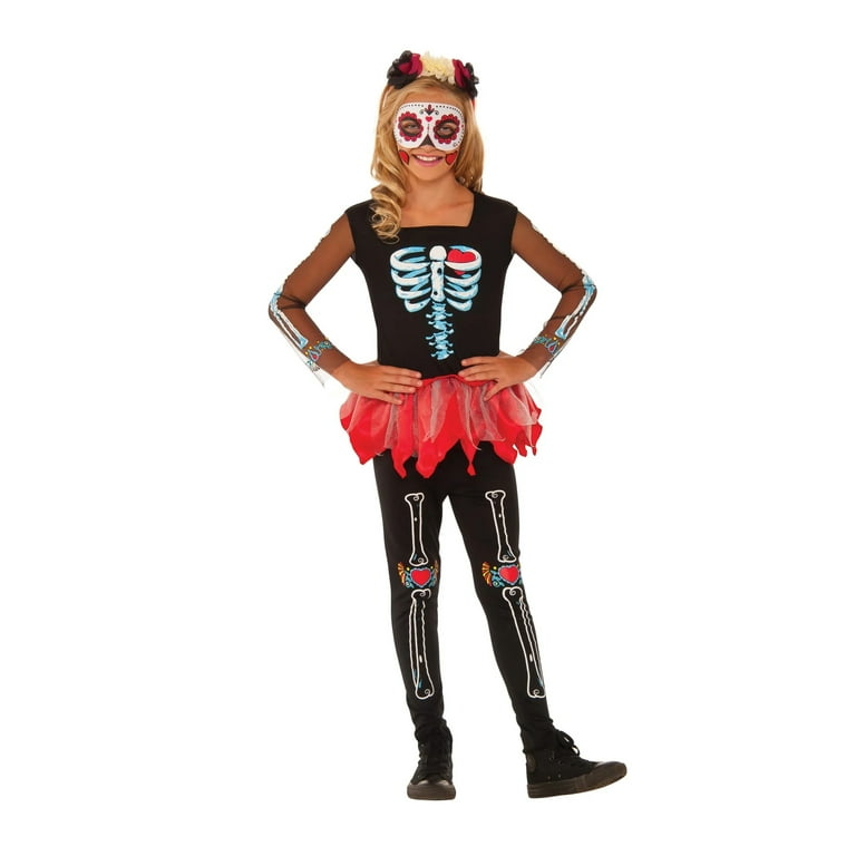 Scared To The Bone Girls Skeleton Costume Scared To The Bone Girls Skeleton Costume