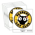 thumbnail image 1 of Scaredy Cat Club Car Window Bumper Water Bottle Phone Tablet Laptop Waterproof Vinyl Decal Sticker Set 5-Pack - Gloss Finish - 2.0", 1 of 7