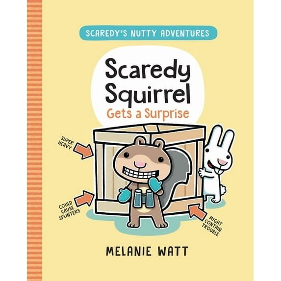 Scaredy's Nutty Adventures Scaredy Squirrel Gets a Surprise: (A Graphic Novel), (Hardcover)