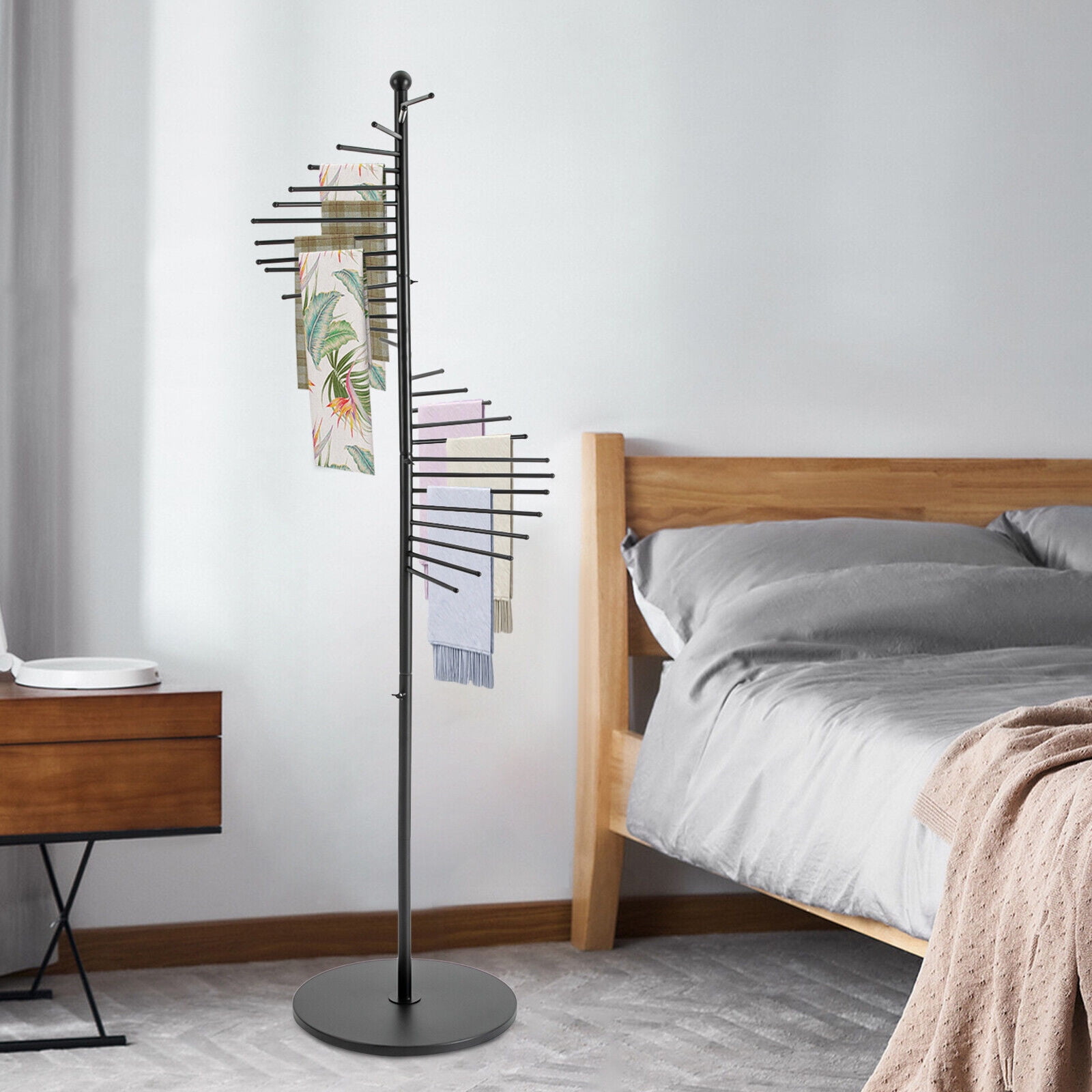 Scarf Display Rack 170cm Spiral Metal Scarf Display Rack Hijab ...