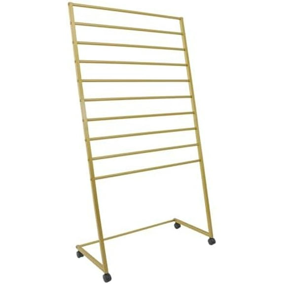 Scarf Display Stand, 10 Tier Metal Scarf Holder Organizer Freestanding Display Scarf Stand for Commercial Clothing Retail Store Towel  Ties Belt Pants Hanging $$Home Decor, Kitchen, & Other