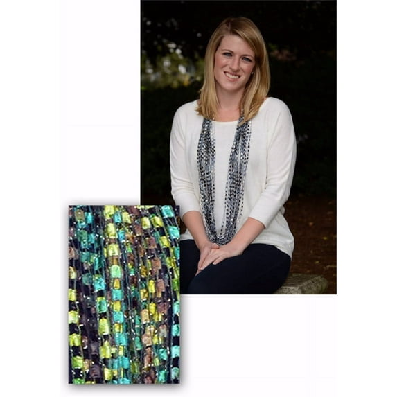 Scarf-Double Loop Infinity-Sunkissed Fields (52") (Whispers Handmade)