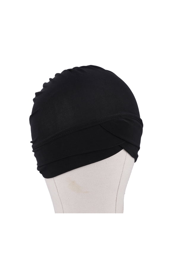 y Turban Black for Women Headdress Skin Care Birthday Party 1Set