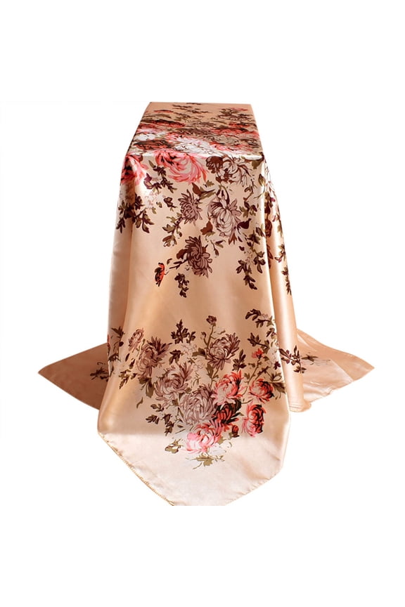 Scarf For Women Floral Print Long Wrap Scarf With Flowing Drape For Travel Events And Everyday Styling Womens Scarf