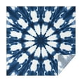 thumbnail image 1 of Blue Tie Dye Star Pattern Square Tablecloth,Waterproof Square Table Cover,Wipeable Spillproof Washable Table Cover for Home Kitchen Party Decor 42"X42"(107x107cm), 1 of 6