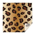 thumbnail image 1 of Gold and Brown Of Leopard Print Square Tablecloth,Waterproof Square Table Cover,Wipeable Spillproof Washable Table Cover for Home Kitchen Party Decor 52"x52"(132x132cm), 1 of 6