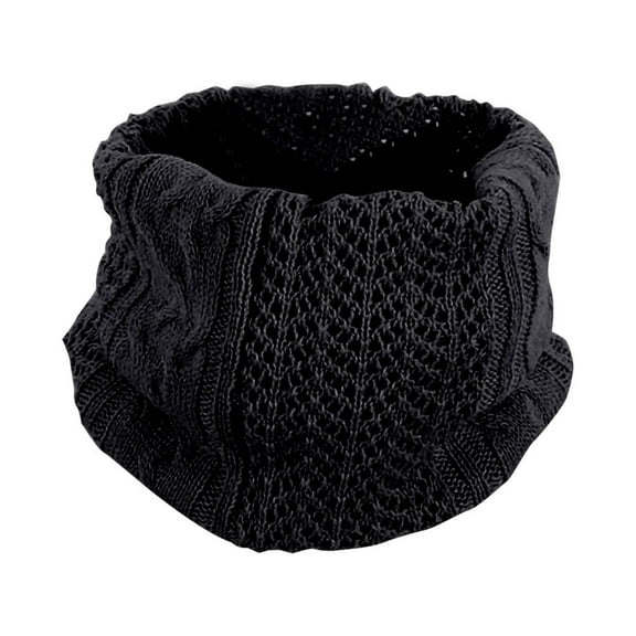 Scarf For Women Neck Warm Mens Wool Bib Womens Scarf Winter Double Thick Knit Ring Unlimited Scarf Warm And Windproof Winter Neck Scarf