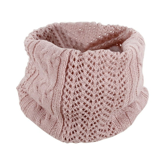 Scarf For Women Neck Warm Mens Wool Bib Womens Scarf Winter Double Thick Knit Ring Unlimited Scarf Warm And Windproof Winter Neck Scarf