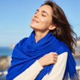 thumbnail image 1 of Scarf For Women Soft Thin Lightweight Long Solid Scarves Elegant Versatile Tassel Wrap Shawl, 1 of 5