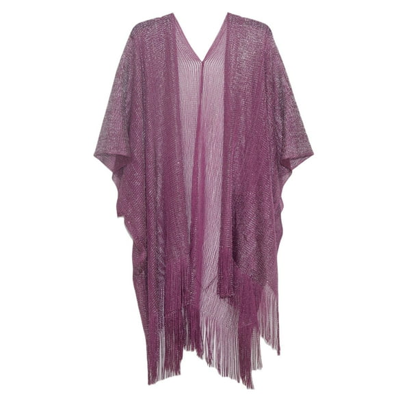 Scarf For Women Winter Cuff Filigree Tassel Cape Solid Color Transparent Thin Shawl Shawl Wraps For Women