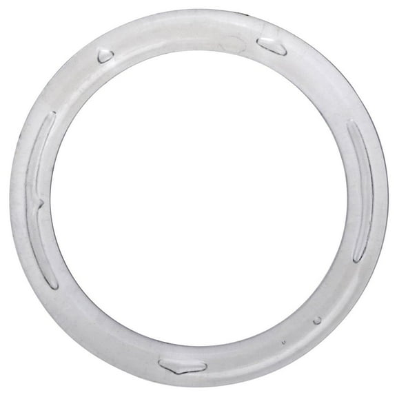 Scarf Hanging Ring 1.25" Diameter Clear Acrylic, Pack of 100