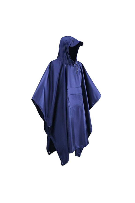 Scarf Hooded Portable Rain Poncho For Hiking Camping Fishing Shawl Wraps For Women