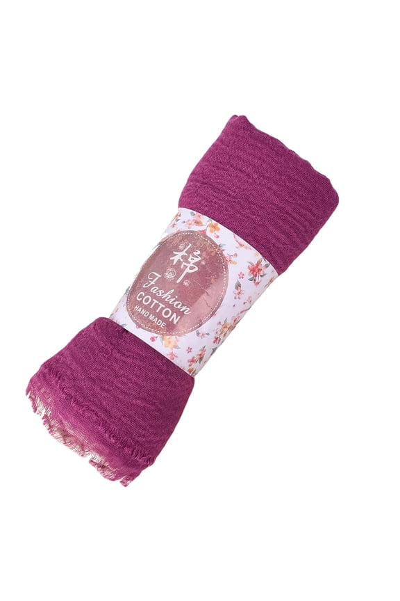 Scarf, Large Breathable Cotton Headkerchief Hijab Wrap Shawl for Women