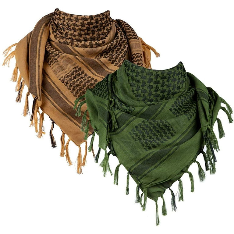 Mens Women Military Arab Tactical Army Shemagh KeffIyeh Scarf Neck