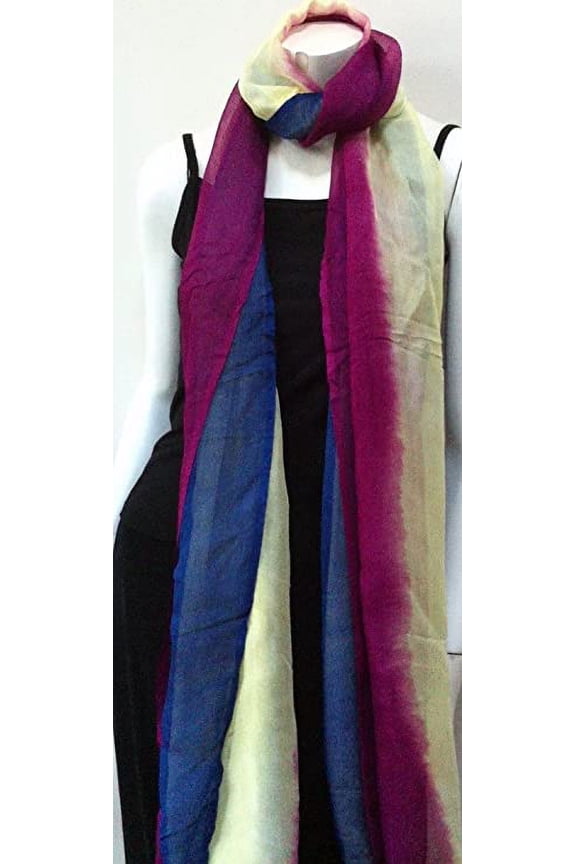 Scarf Multi Color Striped , Cool Summer Accessory, Neck Wear Wrap, Great Affordable Gift for Girls Women Ladies New