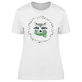 thumbnail image 1 of Scarf On Raccoon Wreath Tee Women's -Image by Shutterstock, 1 of 2