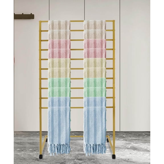 Scarf Organizer, Scarf Display Stand, Metal Scarf Holder Organizer, Floor-standing Scarf Rack for Commercial or Home, Hijab Stand Rack