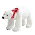 thumbnail image 1 of Scarf Polar Bear Stuffed Animal Plush Lifelike Soft Cute Polar Bear Plush Toy Pillow Fashion Decor Gift, 1 of 4