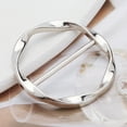 thumbnail image 1 of Scarf Ring Clip, 1 PC T Shirt Clip,Clothes Knotted Clip, Circle Knotted Buckle for Shirt Silk Scarf Clothing, 1 of 7