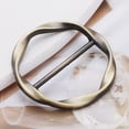 thumbnail image 1 of Scarf Ring Clip, 1 PC T Shirt Clip,Clothes Knotted Clip, Circle Knotted Buckle for Shirt Silk Scarf Clothing, 1 of 7