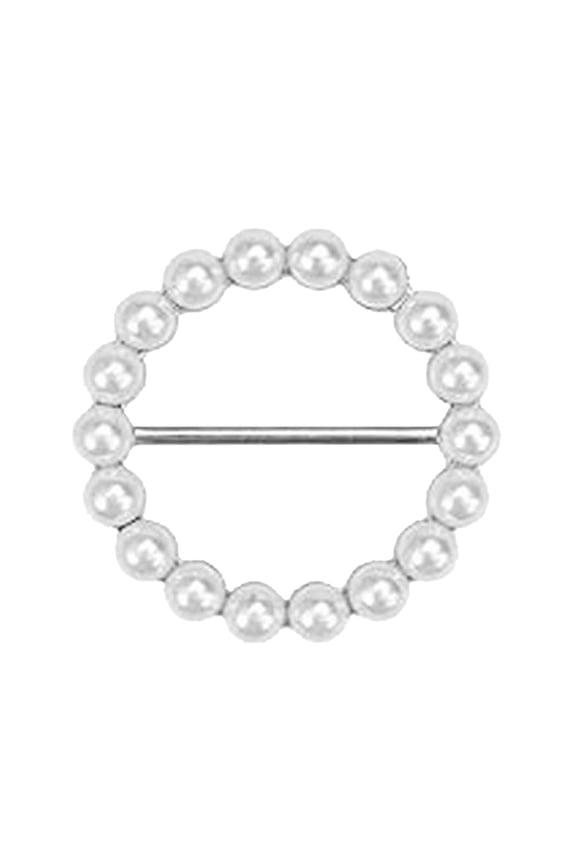 Scarf Ring Clip ,T-Shirt Tie Clips ,For Women Fashion Metal Round Circle Shirt Clip Buckle, Fashion Waist Cinch Scarf Sliders and Knot Buttons for Loose Shirts Dresses Alloy Clothing Accessories(SL2)