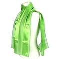 thumbnail image 1 of Scarf - Satin Solid - Stripes - Lime - SF-AO001LM, 1 of 1