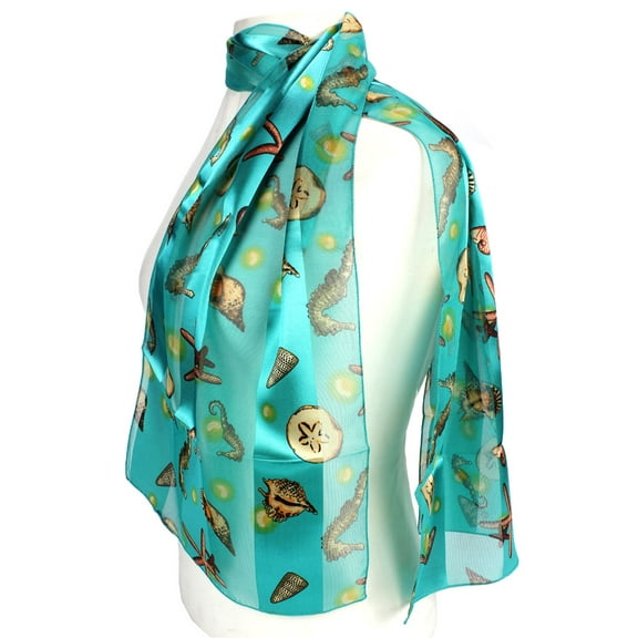Scarf - Silk Feel Touch - Sea Life – SF-ON1535TL