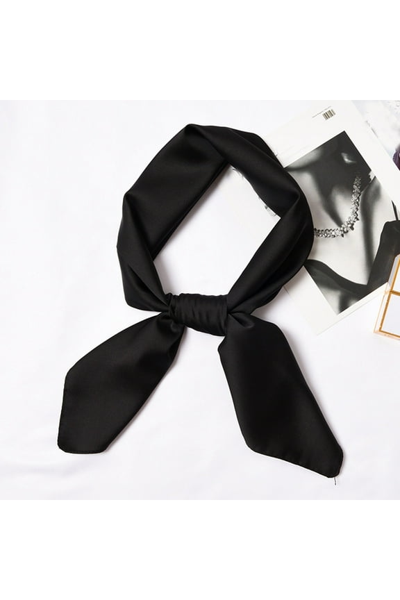 Scarf, Small Silk Square Scarf, 70X70Cm Solid Color Neck Scarf, Bandana for Women, Accessory, Hair, Versatile & Lightweight, Gift for Her Baberdicy, Ideal for Women