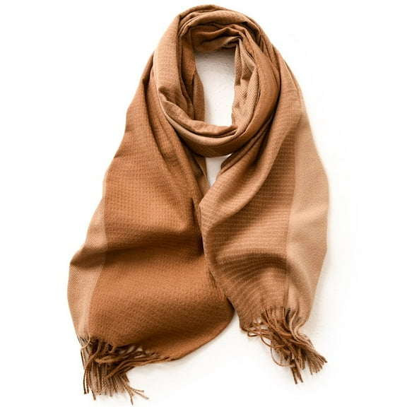 Scarf Sweet Solid Color Tassel Scarf Women's Winter Long Fashionable Warm Shawl