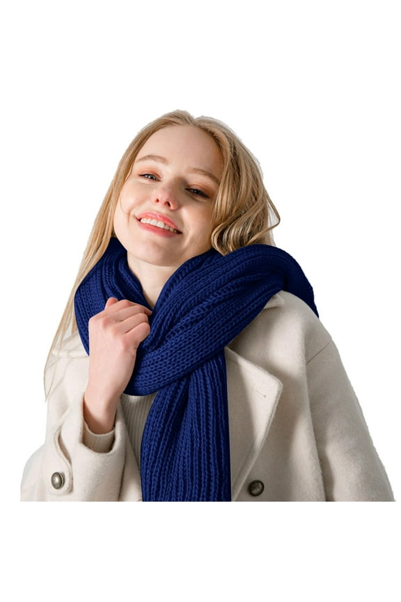 Scarf Warm Winter Unisex Polyester Fleece Multi Color Cold Weather Neck Scarves For Men Women Shawl Wraps For Women