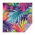 thumbnail image 1 of Colorful Tropical Leaf Pattern Square Tablecloth,Waterproof Square Table Cover,Wipeable Spillproof Washable Table Cover for Home Kitchen Party Decor 60"x60"(152x152cm), 1 of 6
