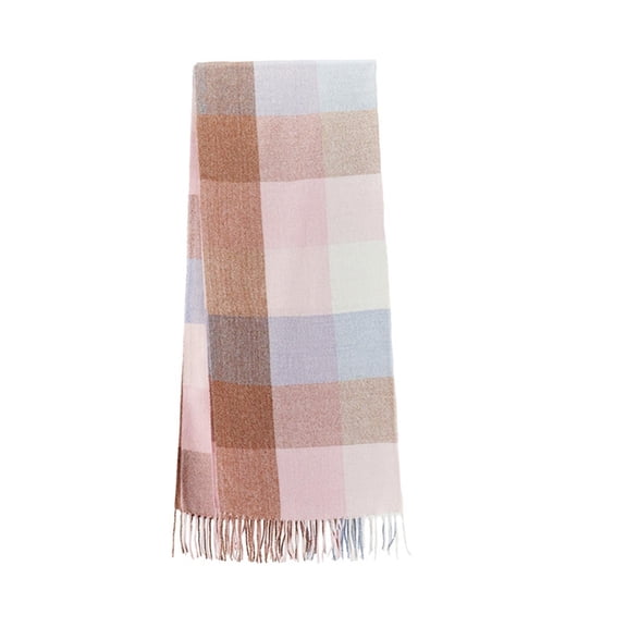 Scarf Women's Big Coloured Checked Winter Warm Wrap Elegant And Classic Design Shawl Wrap For Women And Men Shawl Wraps For Women
