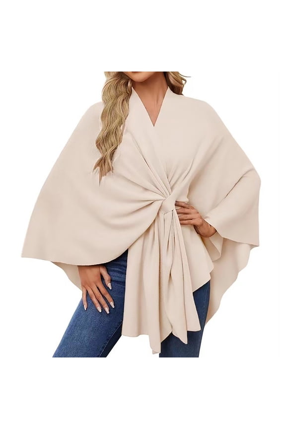 Scarf Women's Elegant Shawl Soft Open Front Poncho Sweater For Spring Fall Winter Shawl Wraps For Women