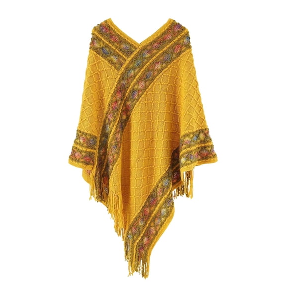 Shawl Wraps For Women Soft Lightweight Vintage Exotic Winter Warm Pullover Tassel On Various Occasions Fashion Scarf For Women