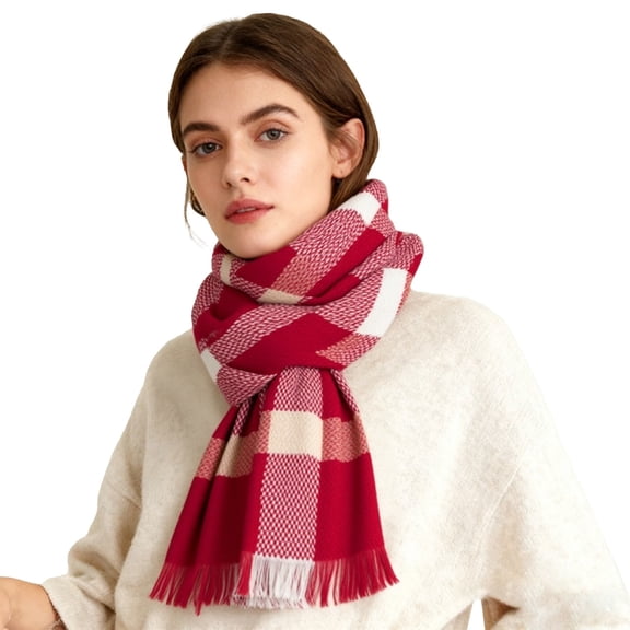 Scarf for Men Ladies' Winter Atmosphere Colored Imitation Scarves A College Style On Scarves for Cold And Warmth Scarf