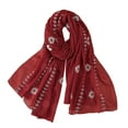 thumbnail image 1 of Scarf for Women, Baberdicy Scarf Linen Women Cotton Long Embroidered Fashion Plain and Thin Scarf Scarf, 1 of 2
