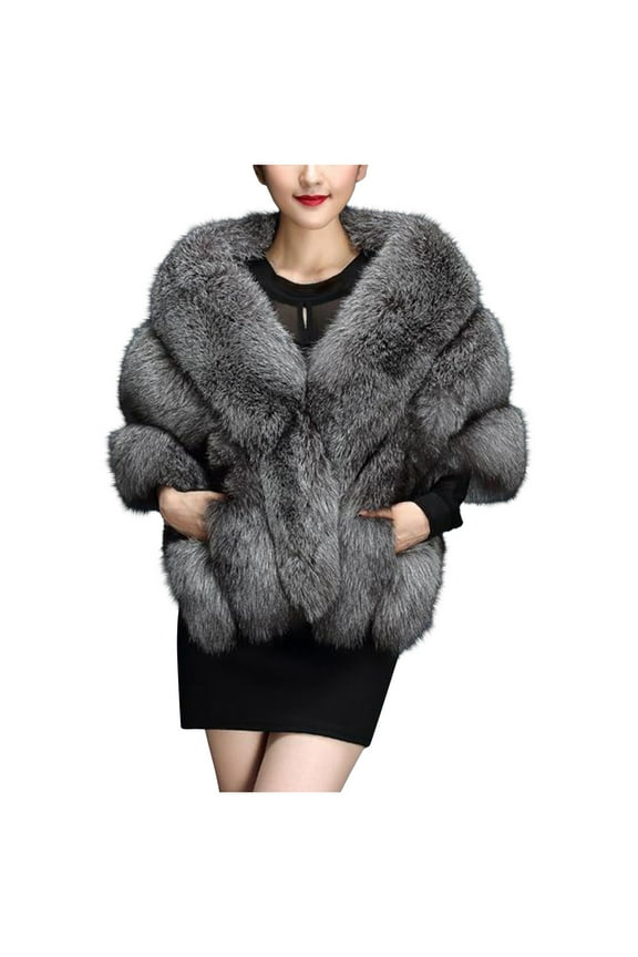 Scarf for Women CHAYERL Fashion Elegant Bridal Wedding Plush Long Shawl Stole Wrap Scarf Keep Warm Clothing Accessories Scarf