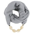 thumbnail image 1 of Scarf for Women Cotton Linen Necklace Pendant Scarves Ethnic Style Soft Necklace Scarves Bandanas, 1 of 2