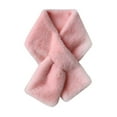 thumbnail image 1 of Scarf for Women Leopard Fuzzy Scarf Thick Warm Long Scarves Fleece Lined Large Scarves Winter Scarves for Women Pink One size, 1 of 3