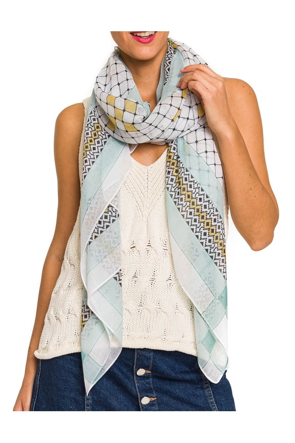 Scarf for Women Lightweight Fashion Scarves Shawl Wraps Pashmina (F010-6)