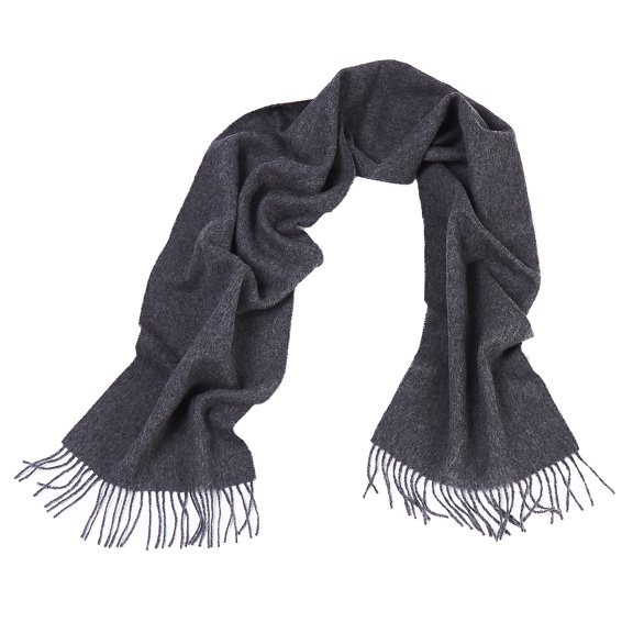 Scarf for Women & Men 100% Baby Alpaca Wool Ayara Scarves Soft Luxury Winter Wraps 70.5 x 11.5inch - Gray