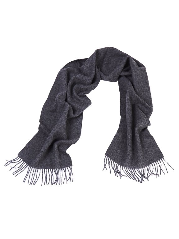 Scarf for Women & Men 100% Baby Alpaca Wool Ayara Scarves Soft Luxury Winter Wraps 70.5 x 11.5inch - Gray