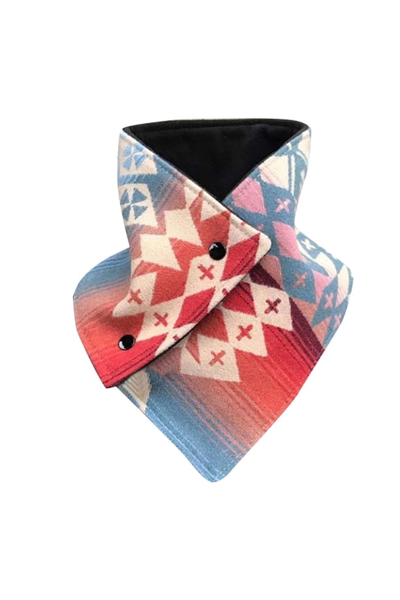 Scarf for Women Neck Gaiter Warm Winter Scarves Button Shawl Shawl Scarf Warm Short Scarf Winter Scarves for Women E One Size