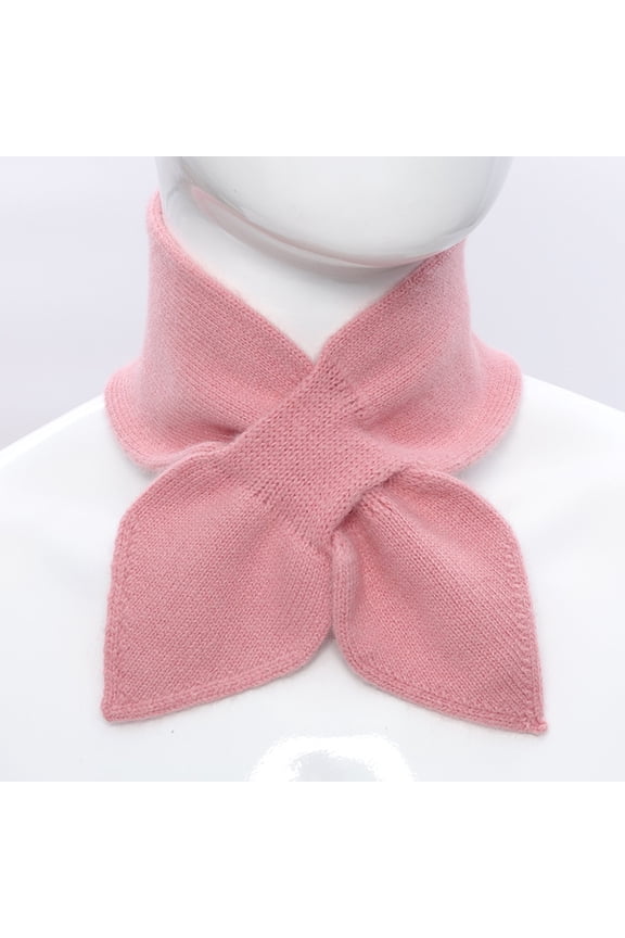 Scarf for Women Neck,Hiking Warm Wool Knitted Fake Collar With Crossed Small Neck Cover,Windproof Warm Fashion Scarf for Women Neck for Women